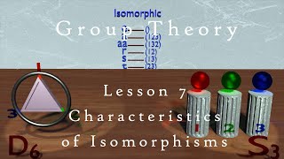 Lesson 7  Characteristics of an Isomorphism Abstract Algebra [upl. by Atikam]