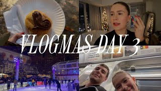 VLOGMAS IN NEW YORK DAY 3 ❄️ sunday reset festive date night bryant park winter village [upl. by Bronny786]