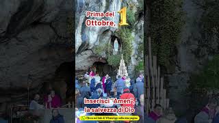 Prima del 1 Ottobre Tocca lacquasanta di Lourdes inserisci quotAmenquot condividi con i tuoi amici [upl. by Wamsley]