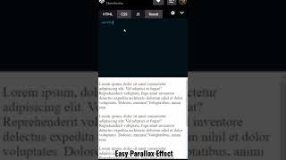 Easy Parallax Effect with CSS only [upl. by Hpsoj]