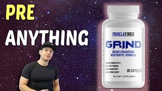 Best Nootropic Contender  MuscleForce GRIND Review [upl. by Aneev765]