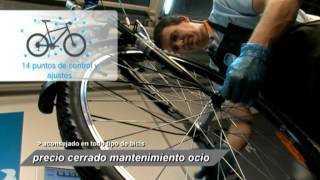 Mantenimiento ocio ciclismo  Taller Decathlon [upl. by Annairt]