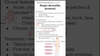 Atopic dermatitis eczema [upl. by Adara633]