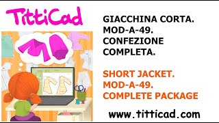 Giacchina Corta MODA49 Confezione completa [upl. by Ihel]