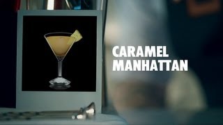 CARAMEL MANHATTAN DRINK RECIPE  HOW TO MIX [upl. by Anaj926]