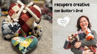 Recupero creativo con quilters grid [upl. by Sackey933]