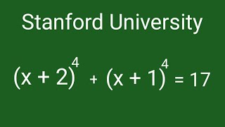 Nice quartic equation [upl. by Brotherson]