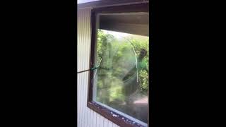 Window Cleaning with Unger Zero Degree squeegee [upl. by Raina]