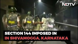 Tension In Karnatakas Shivamogga Over RightWing Activists Murder [upl. by Halda321]