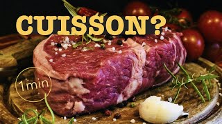 Comment cuire une entrecôte de boeuf à la poêle [upl. by Annawad]