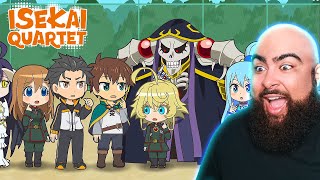 ISEKAI QUARTET IS HILARIOUS  Isekai Quartet Episode 1 and 2 Reaction [upl. by Melak]