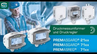 SS Druckmessumformer und Druckregler PREMASGARD PREMASREG [upl. by Aratal]