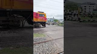 WDG6G Diesel Double Engine leads Coal Freight Train youtubeshorts shortsfeed ytshorts railway [upl. by Delsman69]