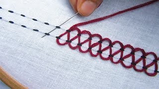 Hand Embroidery Basic Stitch Embroidery for Beginner [upl. by Ramoh]