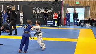 Oliver Nordic BJJ Open 2023 Spring Edition Match 2 [upl. by Ebbarta240]