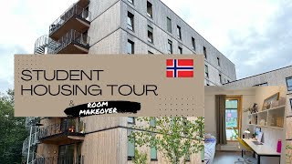 STUDENT HOUSING IN NORWAY  ROOM TOUR  NMBU  INTERNATIONAL STUDENT ACCOMMODATION IN NORWAY [upl. by Rapsag]