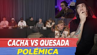 CACHA LE CONTESTA A QUESADA 😱 LA POLÉMICA DE LA FMS INTERNACIONAL 🔥 ABRO DEBATE 🧐 [upl. by Leonore920]