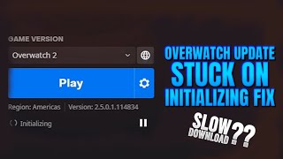 OVERWATCH 2 UPDATE STUCK ON INITIALIZING THIS HOW TO FIX IT [upl. by Aniras765]