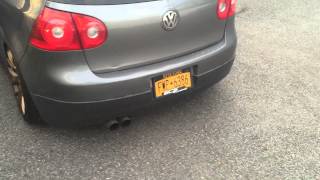 MK5 GTI with Catless Downpipe and Resonated Eurojet Catback [upl. by Tivad430]