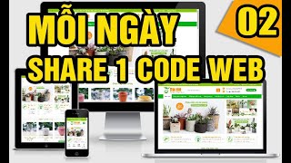 Mỗi ngày một code  Share Full code bán hàng wordpress giống Shopee [upl. by Selwin]