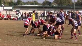 Rugby C1  Cernusco vs Rho  02102016 1° tempo [upl. by Martica]