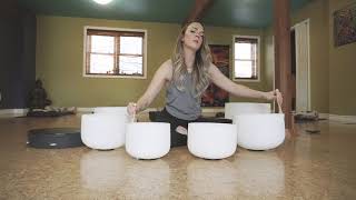 1 minute of Heaven  Crystal Singing Bowls  Lumirä [upl. by Ingelbert]