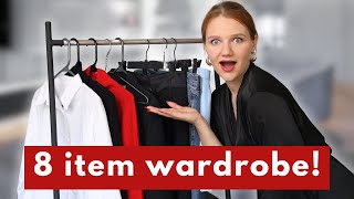 My 8 Item Elegant Wardrobe For Unlimited Outfits  Minimal Capsule Wardrobe [upl. by Allard788]