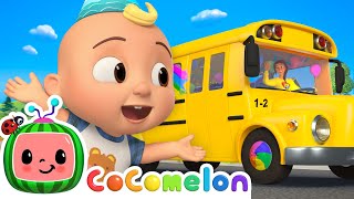 Wheels on the Birthday Bus Song 🎂 Happy Birthday JJ  CoComelon Nursery Rhymes amp Kids Songs [upl. by Thanasi]