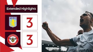 Aston Villa 3 Brentford 3  Extended Premier League Highlights [upl. by Boone]