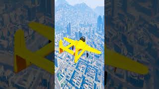 Spiderman Plane Crash Challenge gta5 shorts [upl. by Anivlac]