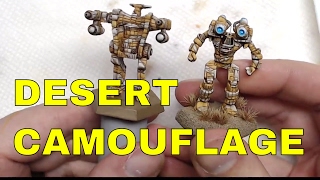 Desert Camouflage  Battletech Painting Tutorial [upl. by Erena527]