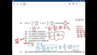 Prueba Transición PTU Matemáticas Ex PSU Clase Eje Números Ejercicios PSU Ensayo PTU 2020 [upl. by Celestia112]