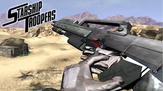 Starship Troopers 2005  All Weapons Showcase [upl. by Yerroc21]