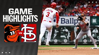 Orioles vs Cardinals Game Highlights 52224  MLB Highlights [upl. by Enetsirk116]