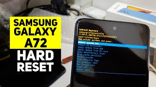 How to Hard Reset Samsung Galaxy A72 2023  Easy and Fast Tutorial 🔒💥 [upl. by Euqinitram]