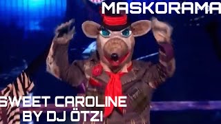 Rotta sings “Sweet Caroline” by DJ Ötzi  MASKORAMA SEASON 4 EPISODE 1 [upl. by Yelnik93]