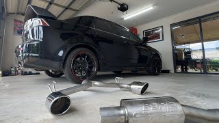 Installing the Best Lancer Ralliart Exhaust [upl. by Rawlinson]