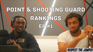 Ranking Top 10 Point amp Shooting Guards NFL Week 2 Vikings Talk  Respect The Jumper Episode 2 [upl. by Asirehc]