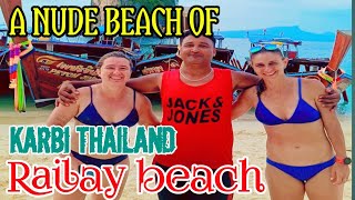 Walking Railay Beach in Krabi Thailand l BEST Place in the World 4k Aonang special l Full itenarary [upl. by Lamond468]