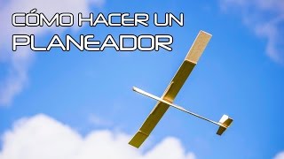 Cómo hacer un planeador de madera balsa  80 cm de envergadura Joyplanes RC [upl. by Anastasius500]