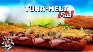 Geweldige TUNA MELT sandwich op de BBQ [upl. by Absa819]