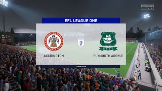 Accrington Stanley vs Plymouth Argyle 21032023 EFL League One FIFA 23 [upl. by Sualk777]