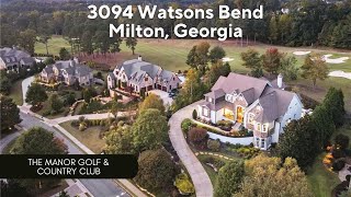 Luxury Mansion Tour 6Bedroom Estate in The Manor Golf amp Country Club  Milton GA [upl. by Latoyia]