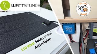 110 Watt Solar auf dem Wohnwagen von Wattstunde  Rabattcode in der Beschreibung [upl. by Yeslehc207]