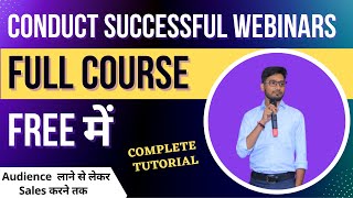 Webinar Course 2023  How To Conduct Successful Webinars  Tutorial For Beginners [upl. by Domella]