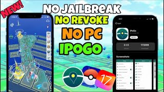 NEW Pokemon GO Spoofing iOS 17 2024 🤍 NO PC NO REVOKE ✅ TELEPORT and JOYSTICK [upl. by Ennairej]