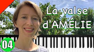 Yann Tiersen  La valse dAmélie  Piano Tutorial 4 [upl. by Ati]