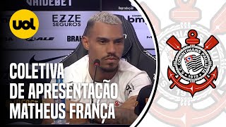 COLETIVA DE APRESENTAÇÃO MATHEUZINHO NO CORINTHIANS [upl. by Margherita823]