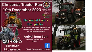 Spalding Young Farmers Christmas tractor run [upl. by Arias]