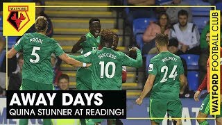 AWAY DAYS  QUINA SCORES STUNNER AT READING 😱🔥 [upl. by Mchugh530]